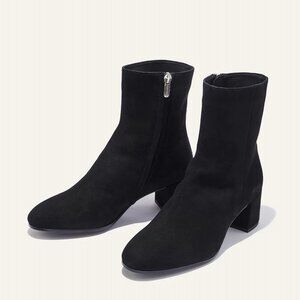 Margaux The Boot in Black Suede, Size 39.5 (US 9) Wide
